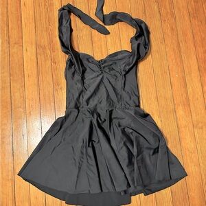 Jessica Rey Marie swim dress long top black ebony medium bathing suit